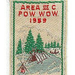 1959 Area 3-C Pow Wow patch