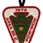 1972 Area 3C Pow Wow patch