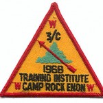1968 Area 3-C Training Institute patch