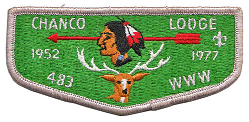 Chanco Lodge 25th Anniversary flap