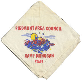 Camp Monocan 1962 Staff Neckerchief