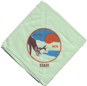 Camp Ottari 1976 Staff Neckerchief