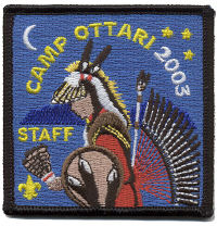 Camp Ottari 2003 Staff Pocket Patch