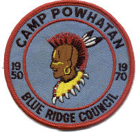Camp Powhatan 1970 Pocket Patch
