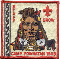 Camp Powhatan 1999 Staff Pocket Patch