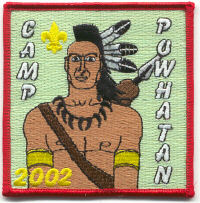 Camp Powhatan 2002 Pocket Patch